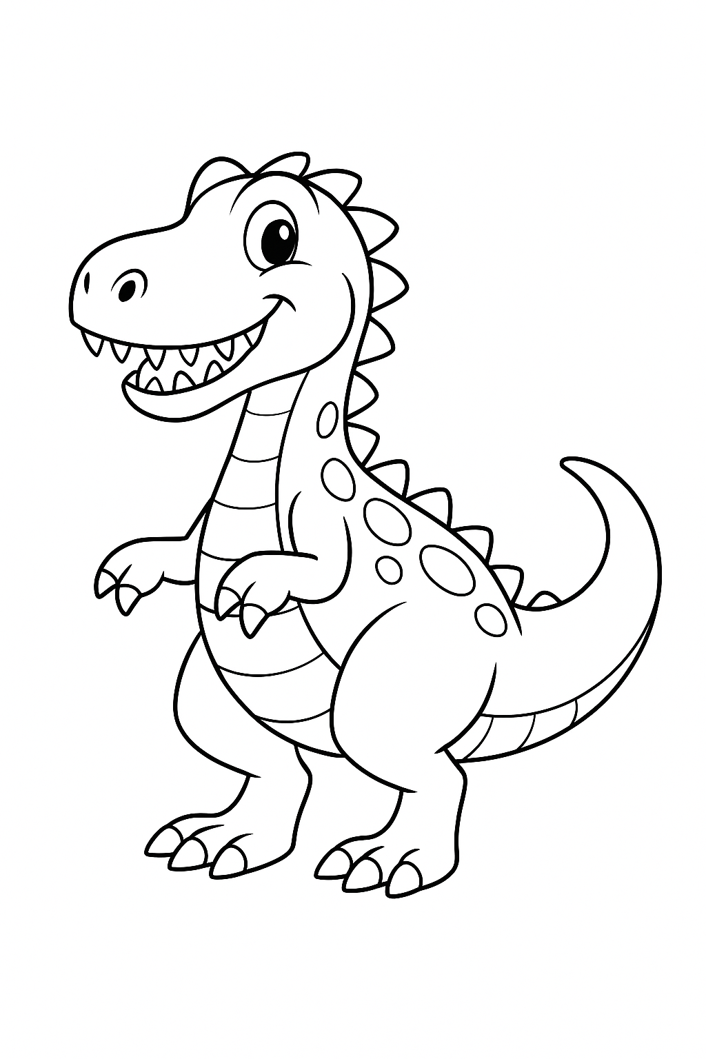 🦖 Dinosaur Coloring Book – Kids Pack (Instant Download) 🦖